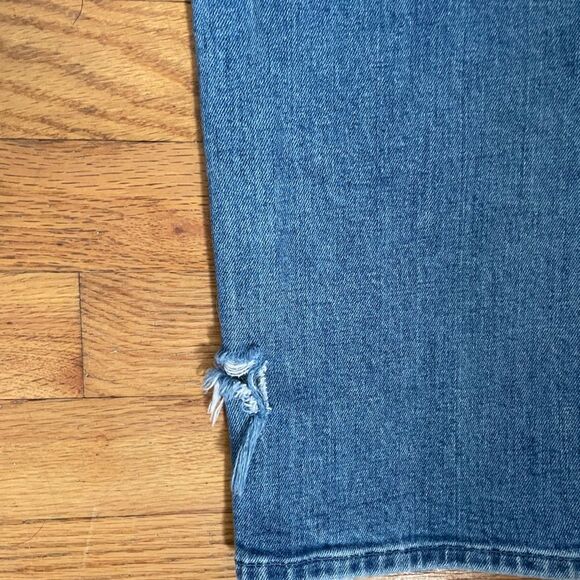 MOTHER The Mid Rise Dazzler Ankle Cut & Paste Womens Blue Jeans size 30 - Picture 9 of 10